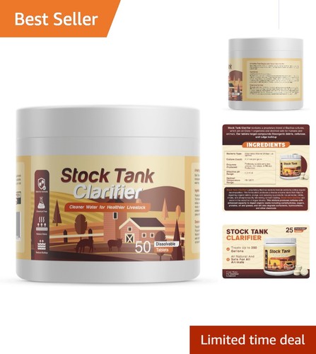Natural stock tank clarifier - tank,