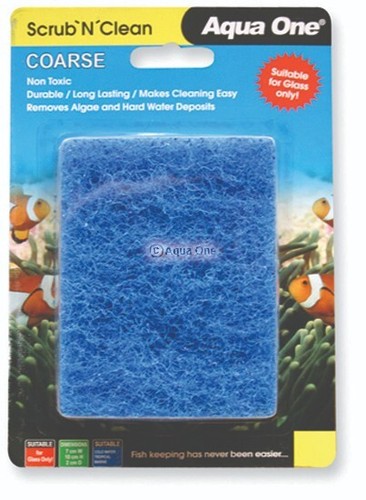 Aqua one scrub clean algae - scrub, n