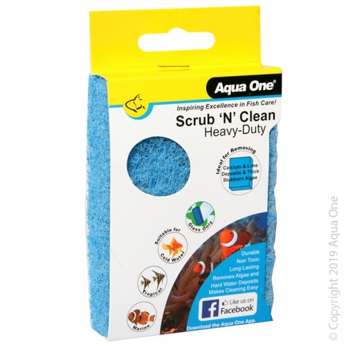 Aqua one scrub clean - scrub, algae