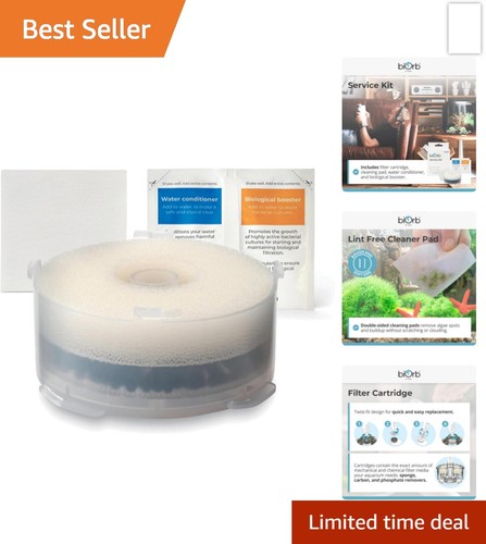 Fish tank service kit with - tank,