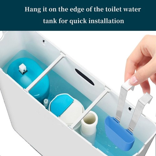 Space saving toilet - saving, cleaning